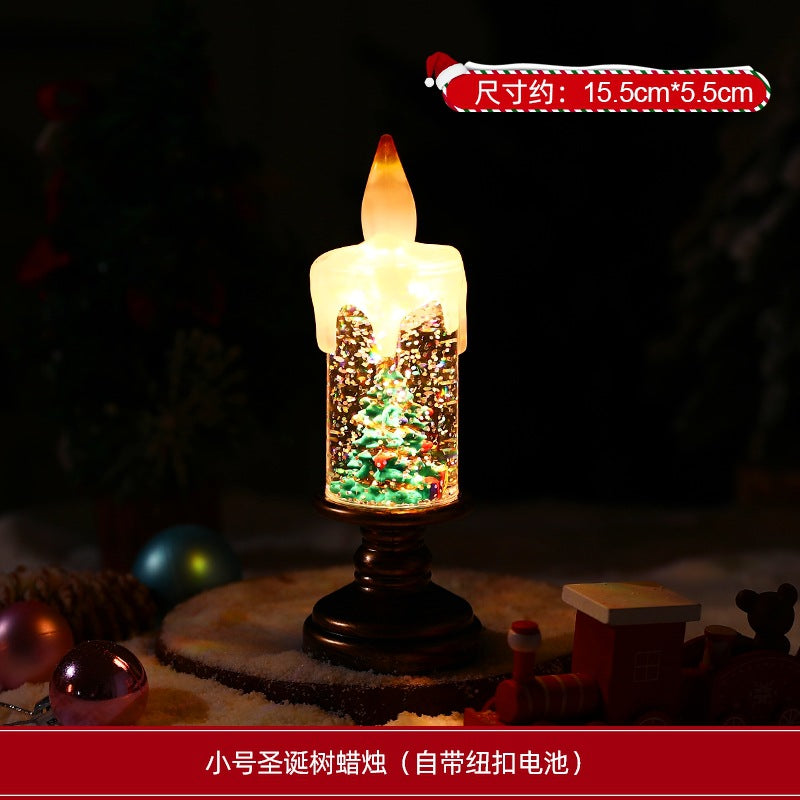 Cross-border Christmas decorations, ambient lighting, decorations, candles, night lights, photo props, gifts, tabletop ornaments, gifts