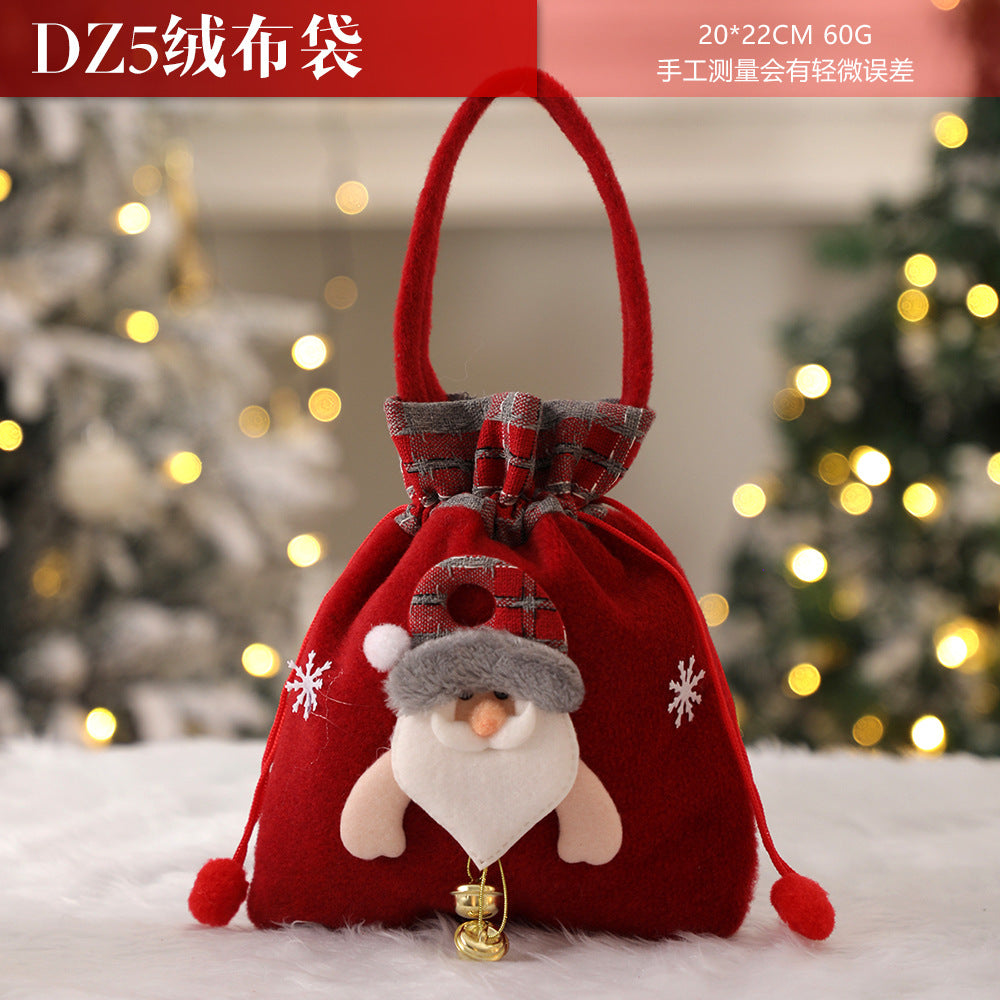 Christmas gift apple bag tote bag adult children children Christmas gift decoration high-end gift bag