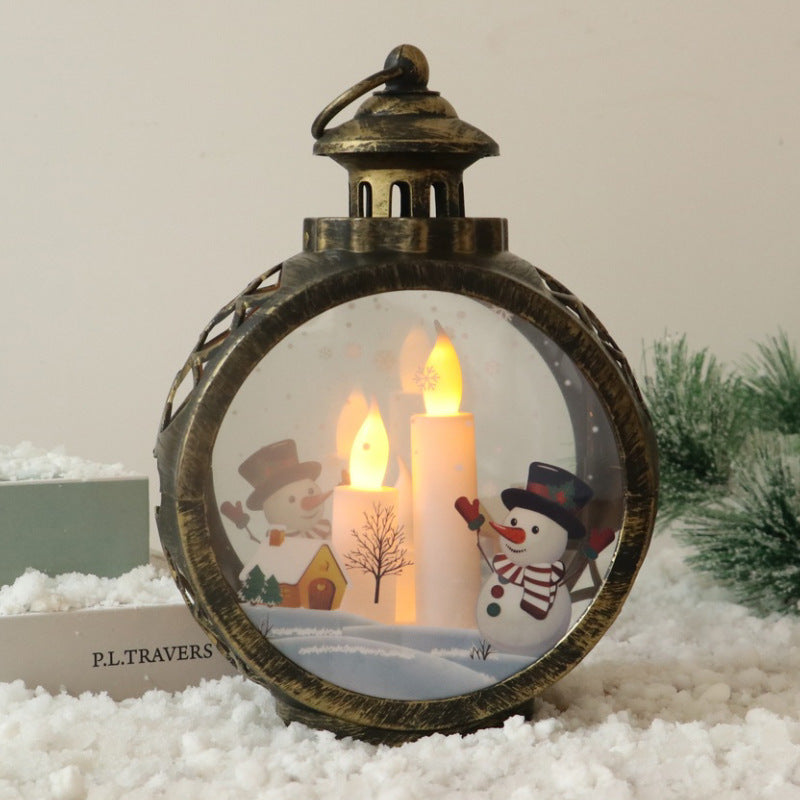 Christmas decorations, retro night lights, glowing gifts, window ornaments, table decorations, props, atmosphere pendants