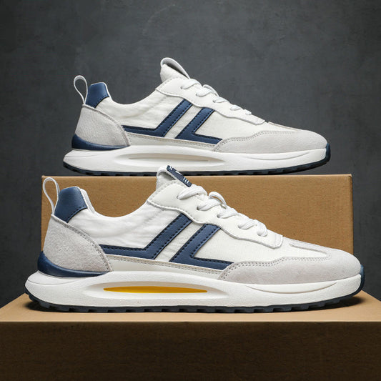 Men's shoes: spring and summer, thin casual canvas shoes, breathable board shoes, fashionable casual and versatile, breathable trendy shoes, sneakers