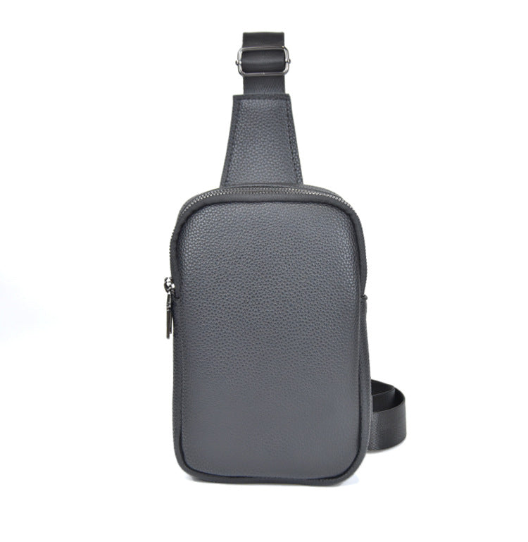 Cross-border new crossbody bag, men's and women's same couple chest bag, fashionable shoulder bag, simple casual women's bag