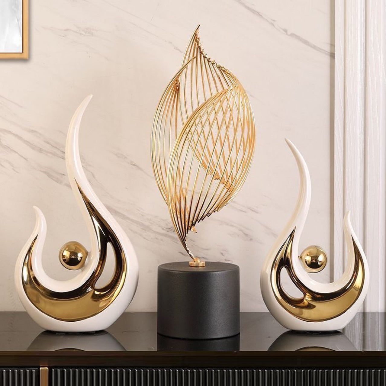 Light luxury, modern style, ornaments, living room, wine cabinet, entrance, TV cabinet, office, bookcase, housewarming, new home gifts