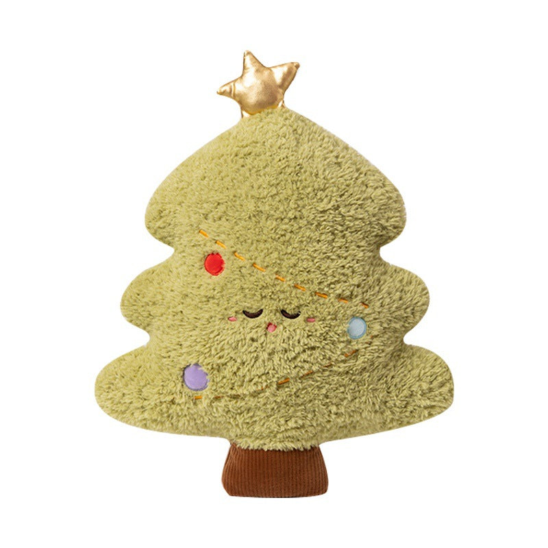 LUYA Super Soft Christmas Tree Pillow Girls Sleeping Socks Doll Cute Snowman Doll Christmas Day Decoration Gift