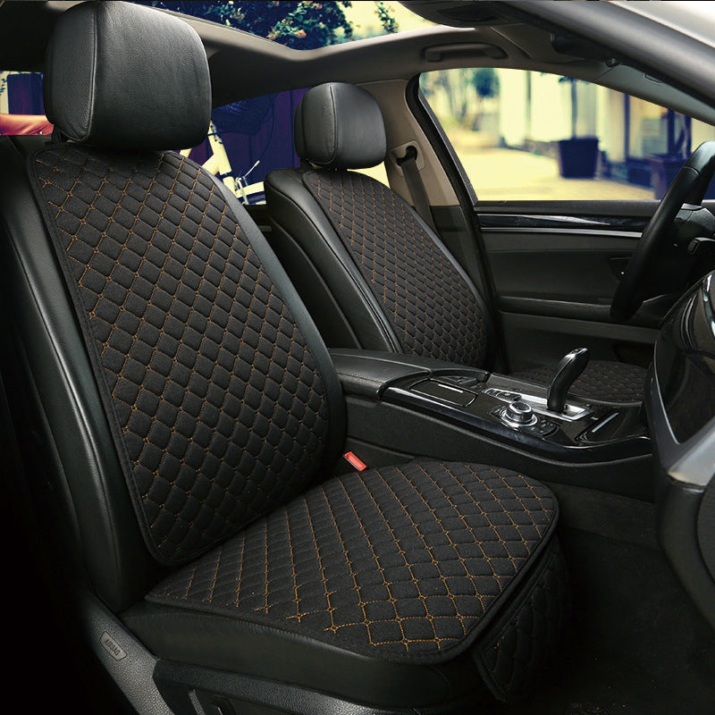 Linen car seat cushion General Motors seat cushion foreign trade popular car seat cover car seat cushion three-piece set of seat cushion