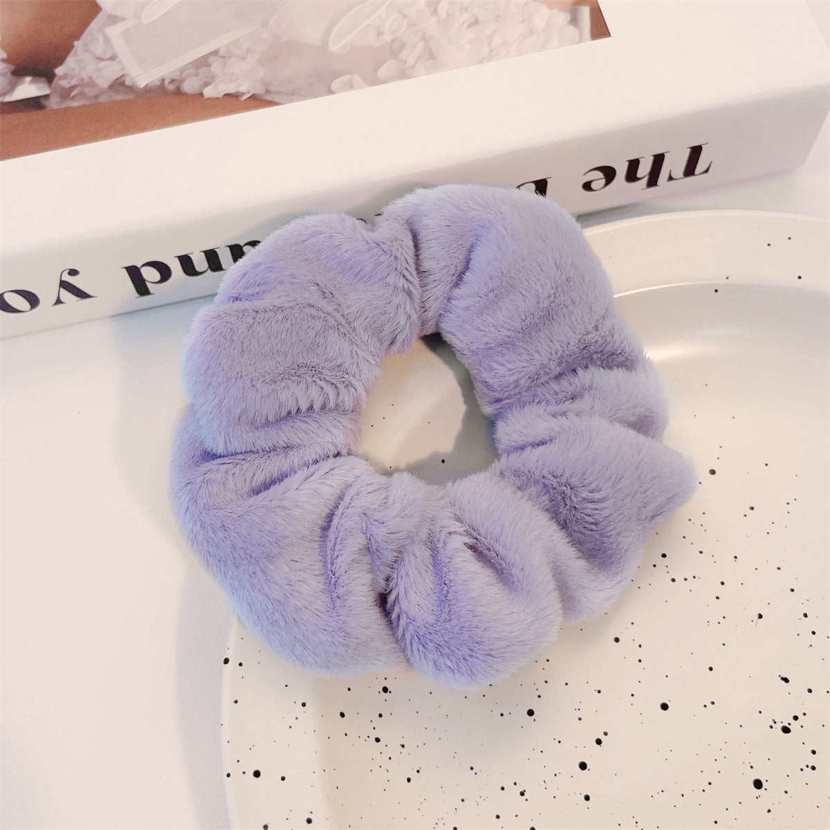Plush hair ring large intestine ring fairy autumn and winter new ins sweet head rope female simple and versatile girl headwear hair rope