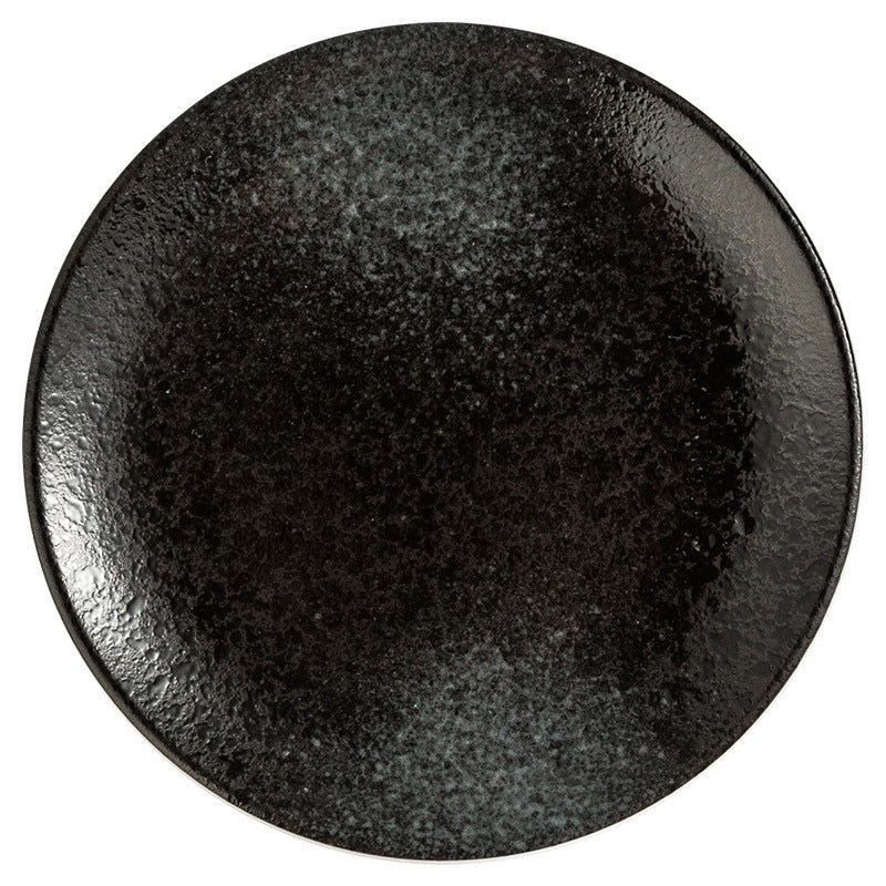 Japanese shallow plate flat plate 12 inch round steak dinner plate household dish plate cutlery plate breakfast plate salad plate