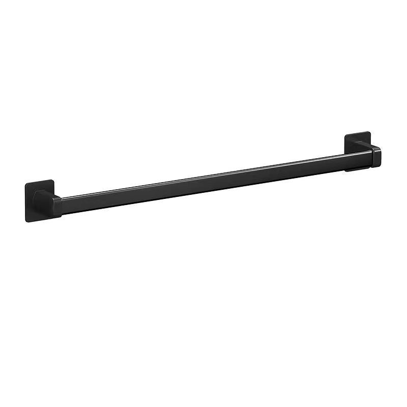 Bathroom towel rack non-perforated bath towel rack towel pole toilet rail door slipper rail wholesale multi-purpose