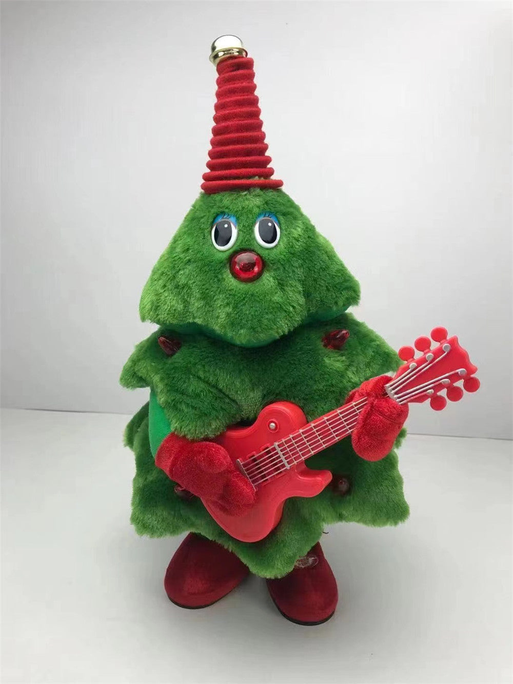 Christmas electric plush toy Christmas tree will sing, dance and glow Christmas tree party holiday decoration gifts