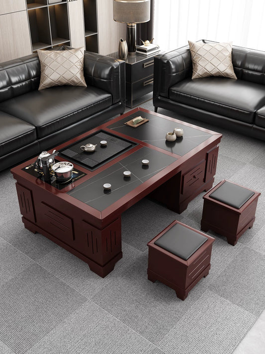 End table and chair tea set