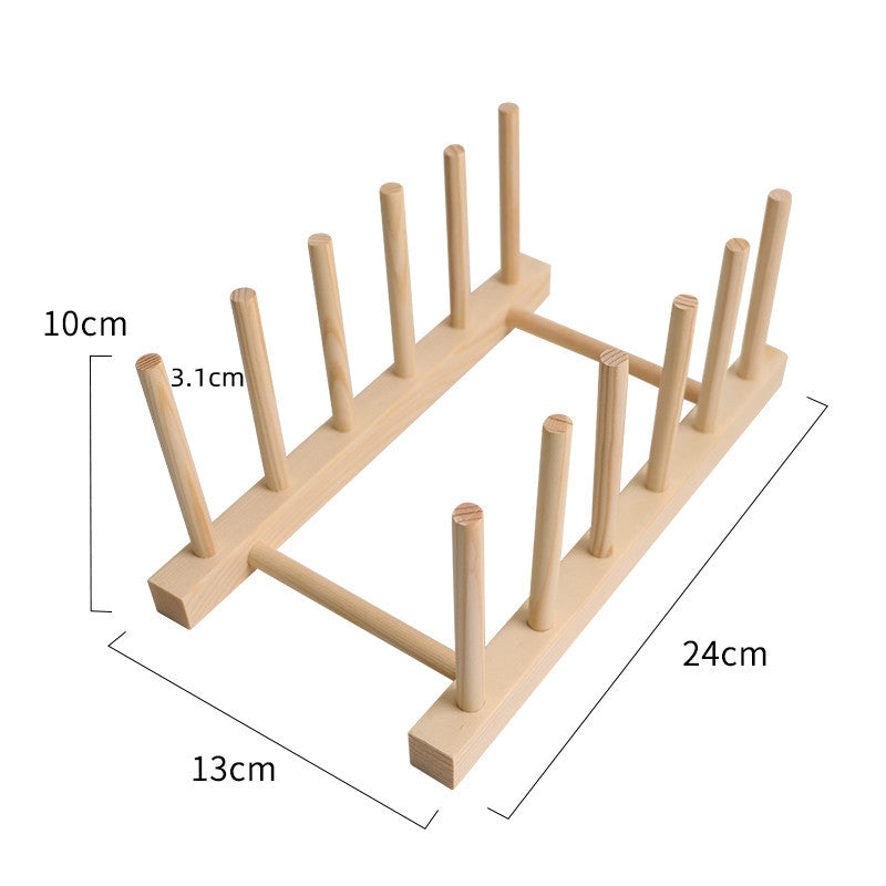 A large number of in-stock multifunctional drain cup holders, wooden dishes, cup storage racks, creative kitchen shelves, drain racks