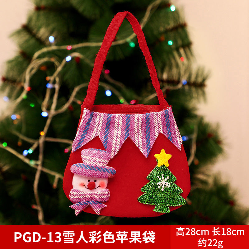 Christmas gift apple bag tote bag adult children children Christmas gift decoration high-end gift bag