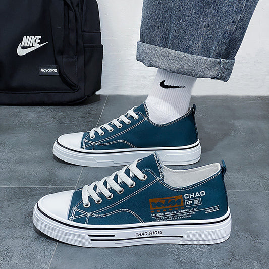 Canvas Men's Shoes New Summer Men's Breathable Casual Sports Flats Trendy Men's Student Versatile Shoes