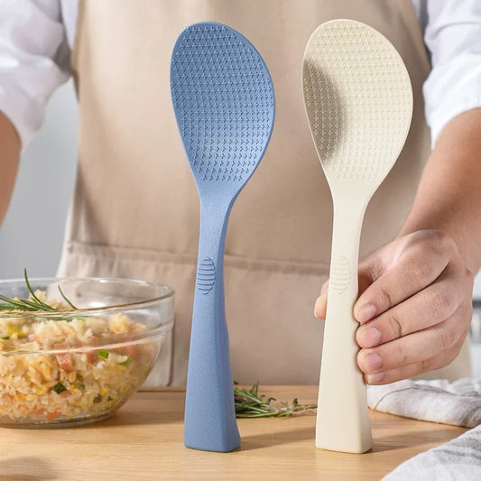 Silicone rice spoon household non-stick rice rice cooker rice spatula food grade can stand up for rice and make rice spoon