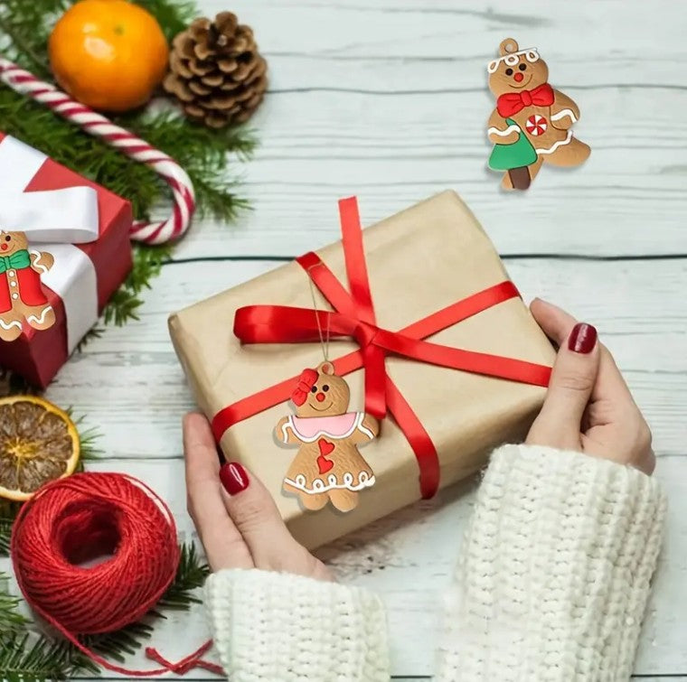 Cross-border hot sale classic Christmas gingerbread man pendant, Christmas decorations, Christmas tree pendants, spot wholesale