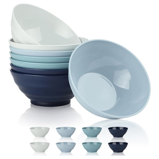 8pcs plastic bowl soup bowl salad bowl rice bowl unbreakable bowl kitchen living room home party party