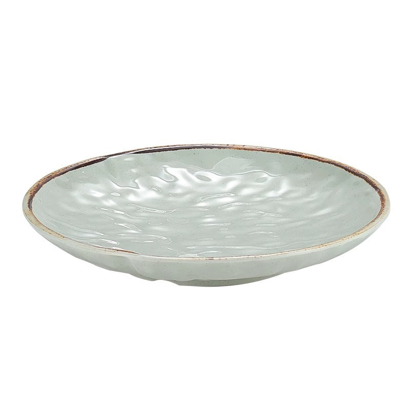 Melamine tableware plates, Japanese plastic discs, imitation porcelain, creative specialty restaurant plates, hot pot cold dishes, plates, commercial use