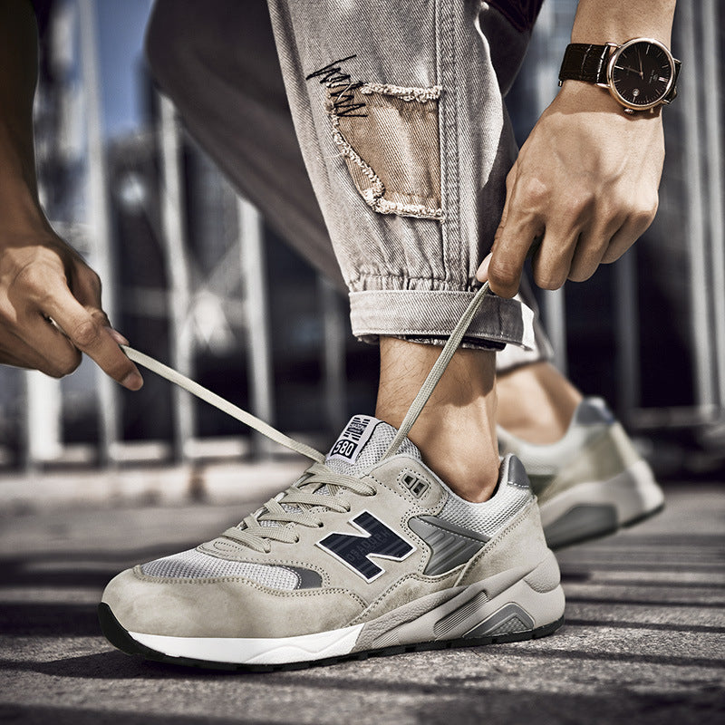 Carefully selected n men's shoes, breathable running shoes, genuine anti-odor, lightweight casual women's couples, official word 580, New Balance