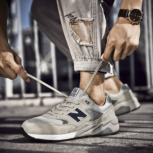 Carefully selected n men's shoes, breathable running shoes, genuine anti-odor, lightweight casual women's couples, official word 580, New Balance