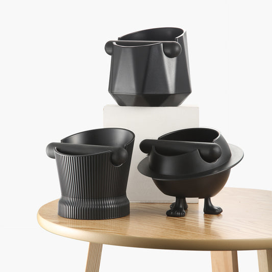 Mini slag box planet powder slag tank football shape small waste slag box household coffee accessories coffee knocking slag bucket