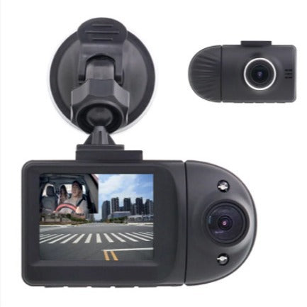 Cross-border hot dash cam dual lens FHD 1080P HD front and rear with lens car DVD camera