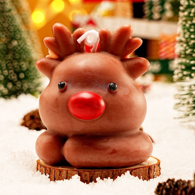 Christmas mini woolen gloves shaped scented candle small souvenir gift Christmas atmosphere decoration scented candle