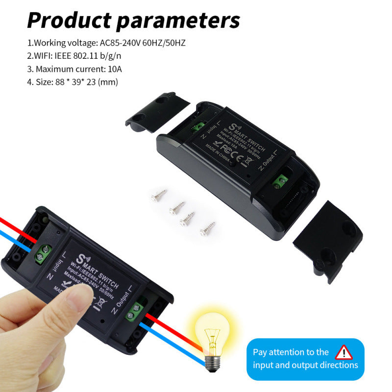 Tuya wifi smart switcher, mobile phone wireless remote control, timing switch, home modification parts intelligent control