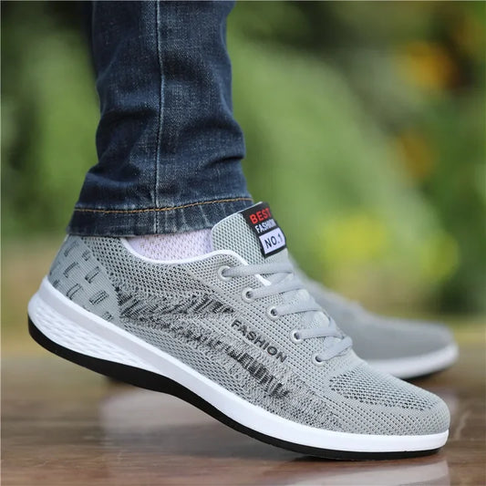 Summer odorproof and breathable old Beijing cloth shoes men's sports shoes men's versatile casual skateboard shoes men's flying knitted shoes