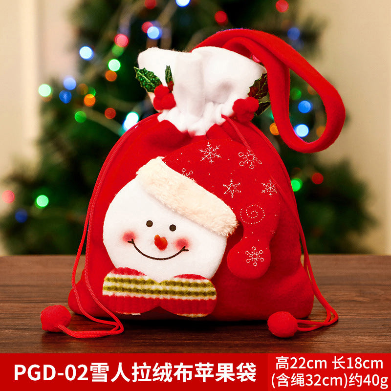 Christmas gift apple bag tote bag adult children children Christmas gift decoration high-end gift bag