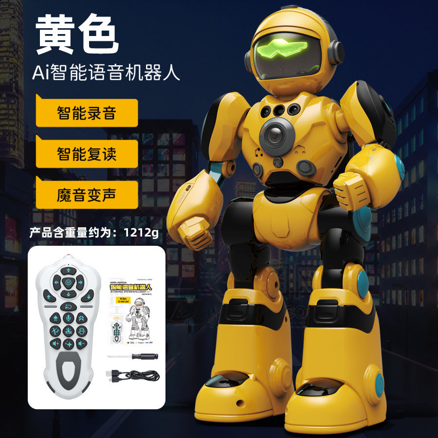Kids Large Smart Remote Control Programmable Interactive Robot Model Boy Birthday Gift Toys Wholesale Stall