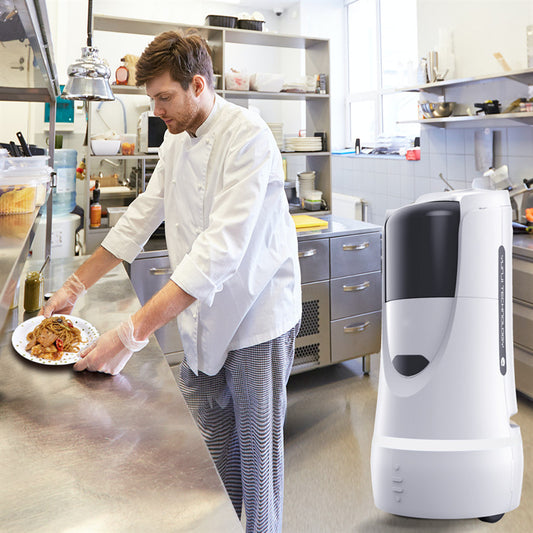Hotel intelligent delivery welcome two-in-one delivery intelligent robot Hotel food delivery water delivery robot
