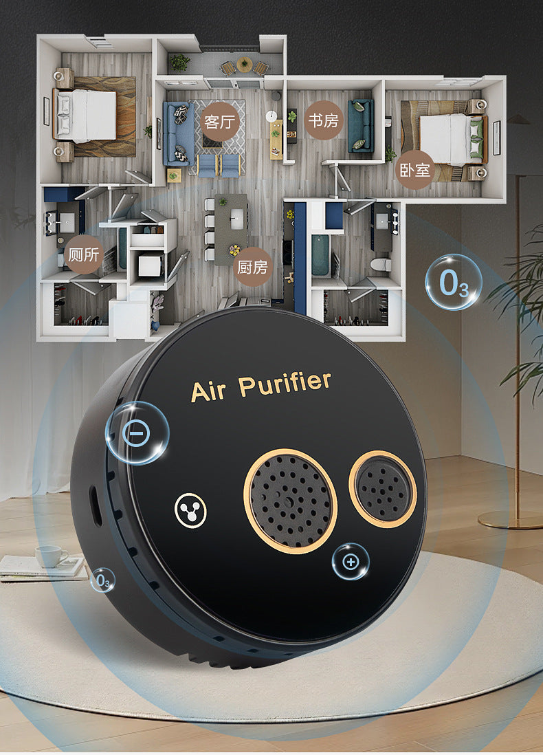 New small household air purifier Plasma negative ions remove second-hand smoke, PM2.5 and allergens