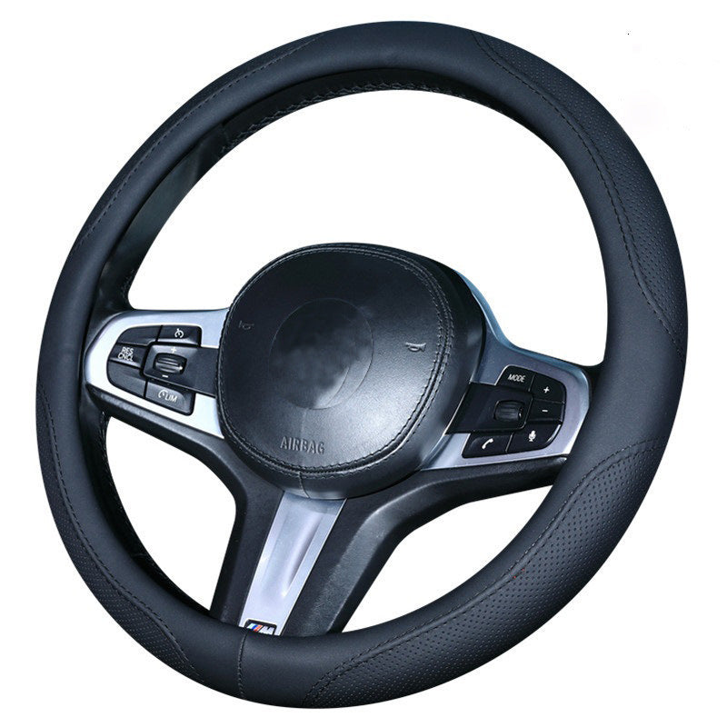 Car steering wheel covers, four-season general car interiors, car handlebar covers, decorative supplies, cross-border leather new protective covers