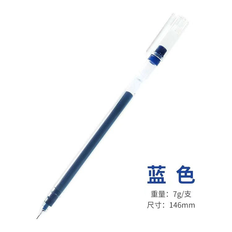 【10pcs】2023 New Frosted Office Student Signature Pen 0.5MM Bullet Three-color Student Exam