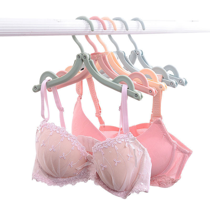 Travel folding hangers, business trips, hotels, standing drying racks, portable clothes, trousers, with clips, drying racks, factory straight hair