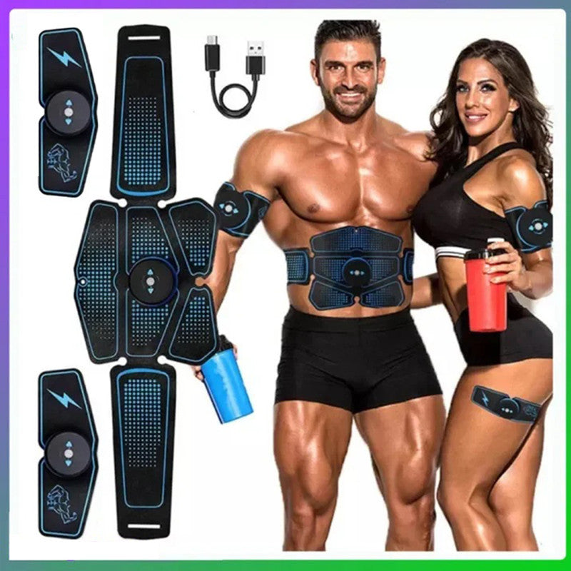 Cross-border wholesale EMS massage belt sports training abdominal muscle patch microcurrent pulse muscle stimulation fitness equipment