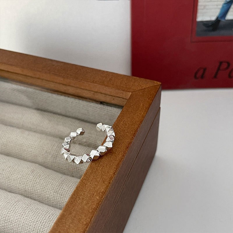 South Korea's new plain ring women's niche ins high-end sense opening adjustable ring wholesale foreign trade cross-border ring