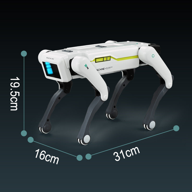 Popular simulation intelligent robot dog voice dialogue, high-tech artificial mobile phone, remote programming, electric toys for children