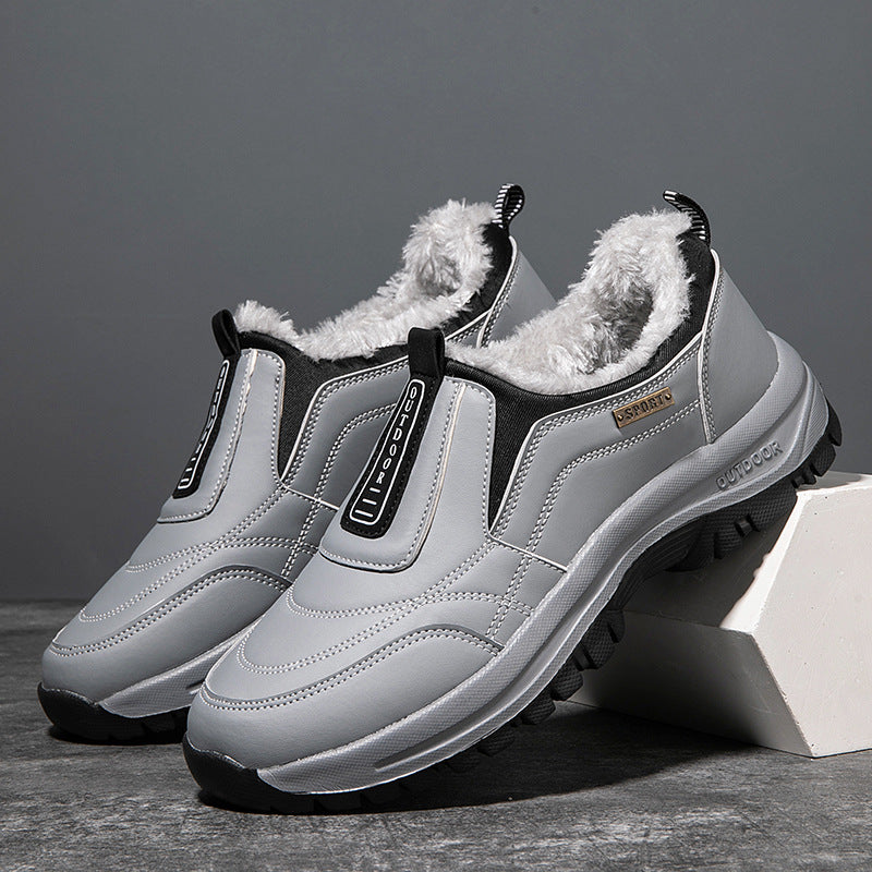 New TRONG CAVALRY New Men's Casual Shoes Outdoor Sports Shoes for the Elderly Suede Foot Rubber Sole