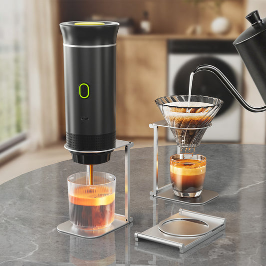 Aluminum Alloy Portable Coffee Machine Stand Metal Foldable Multi Model Outdoor Lightweight Coffee Machine Rack Accessories