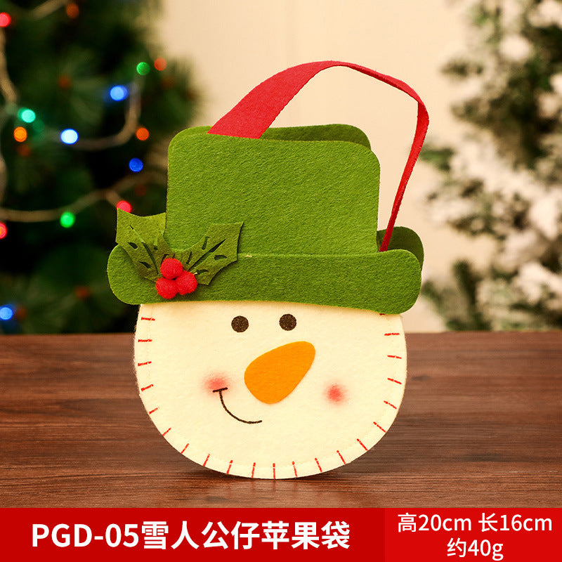 Christmas gift apple bag tote bag adult children children Christmas gift decoration high-end gift bag