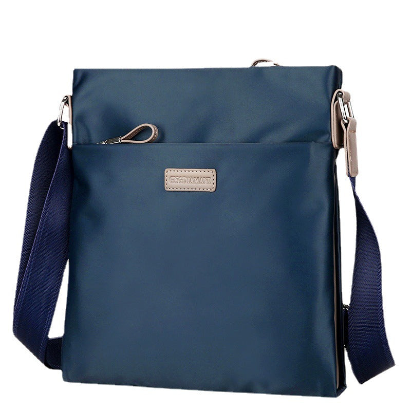 Wholesale Men's Backpack Shoulder Crossbody Bag Waterproof and Wear-Resistant Oxford Cloth Business Casual Backpack Live Men's Bag