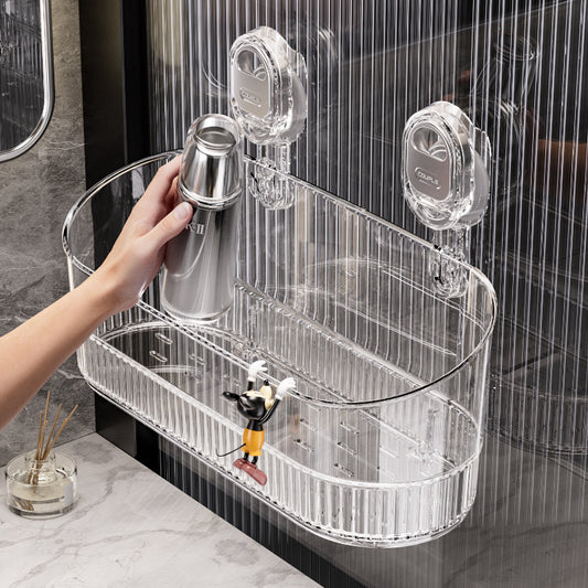 Bathroom suction cups, shelves, toilets, non-perforated, wall-mounted wall storage shelves, toilets, washstands, and various artifacts