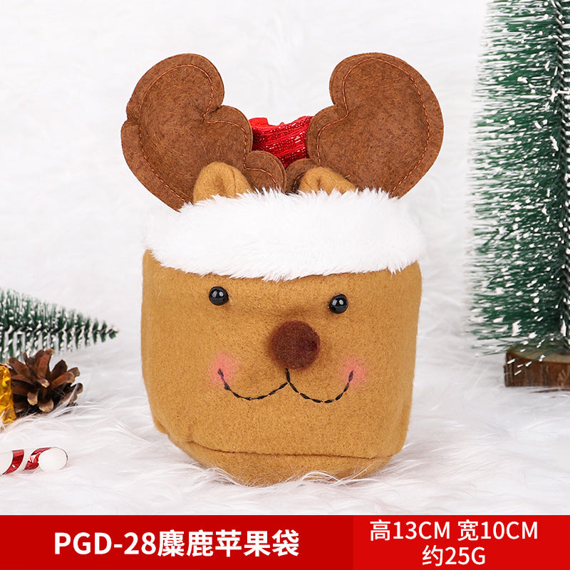 Christmas gift apple bag tote bag adult children children Christmas gift decoration high-end gift bag