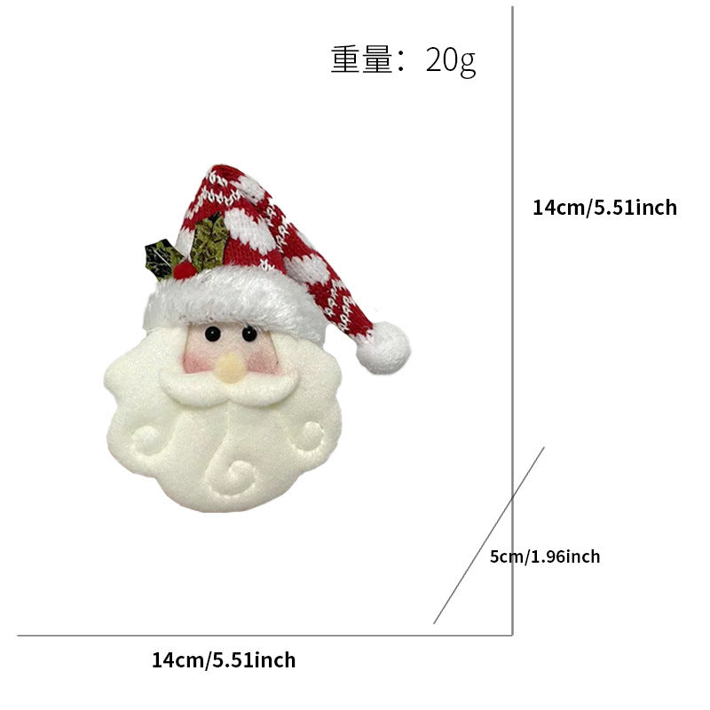 Cross-border Christmas decoration fabric knitted doll old man pendant pendant Christmas tree decoration pendant scene layout