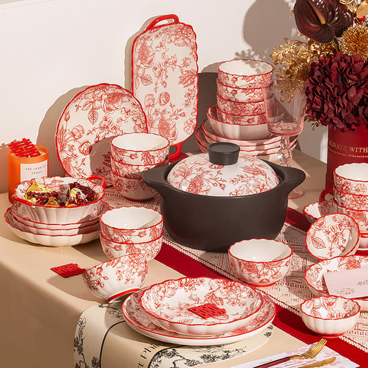 Wedding Red Cutlery