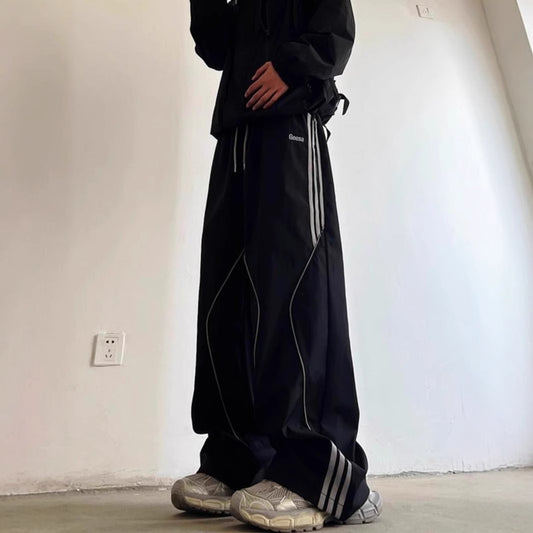 Fall/Winter 2024 men's and women's workwear loose casual pants windproof functional pants men's loose trend fashion casual pants handsome