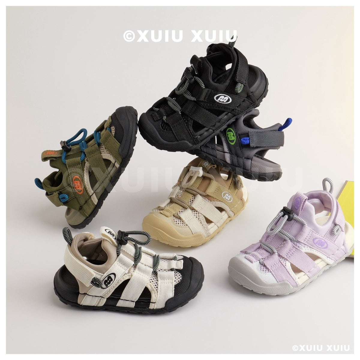 XUIU "Professional River Tracing" Children's Amphibious Beach Outdoor Spring and Summer Sandals Anti-slip and Lightweight [Wenzhou Shoes]