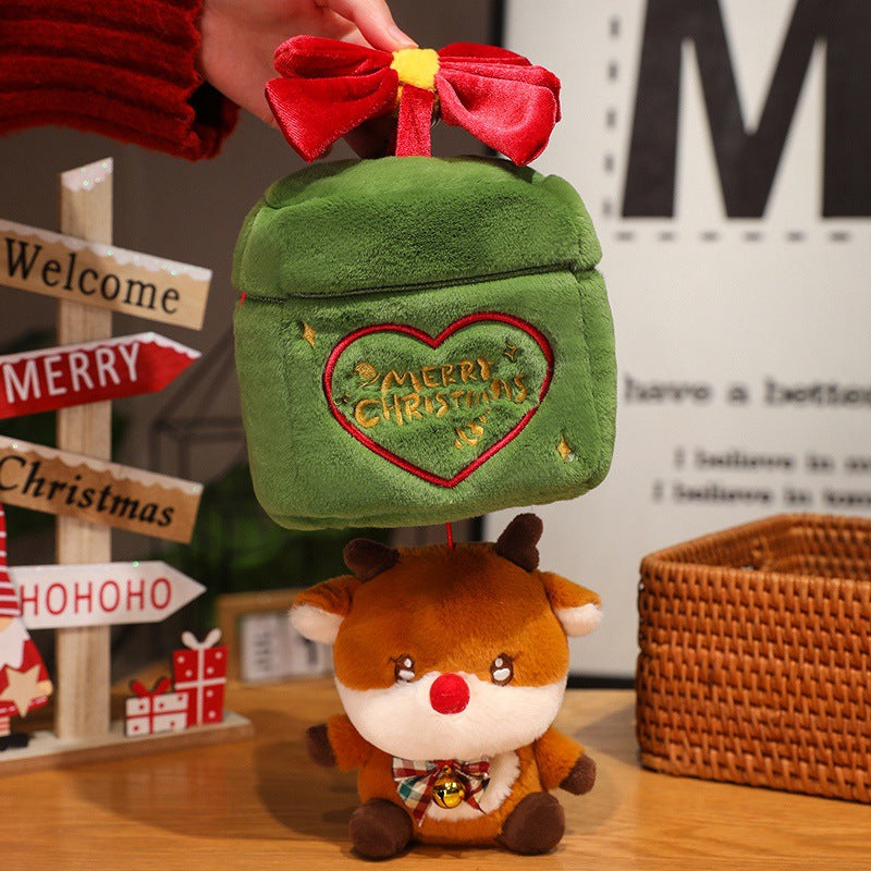 Factory in stock wholesale Santa rag doll doll Christmas gift snowman doll elk plush toy