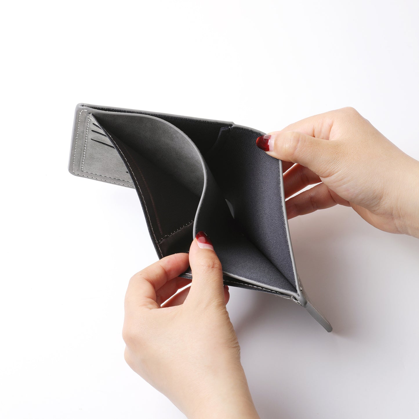 Wallet men's high-end large capacity multi-card wallet men men's PU wallet short wallet wallet men