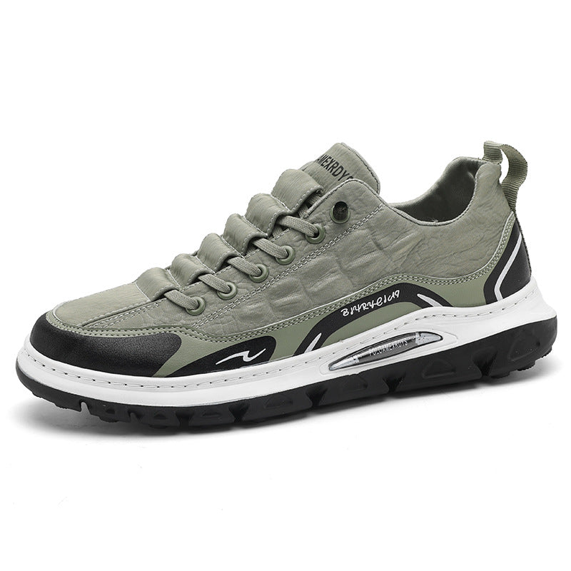 Summer men's shoes, cloth shoes, leather shoes, board shoes, construction site, non-slip, men's sports, driving, work, breathable, labor protection, casual shoes